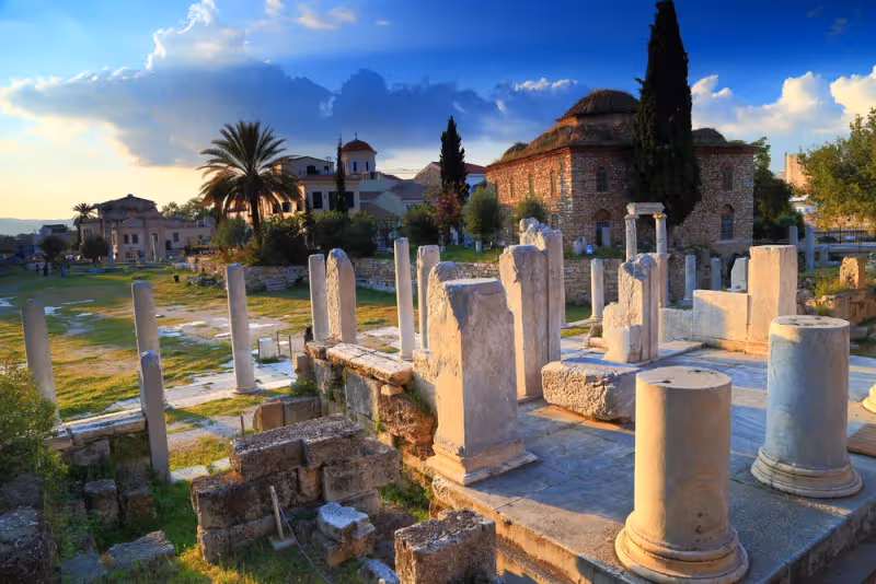 Roman Agora + Ancient Agora with audio guide