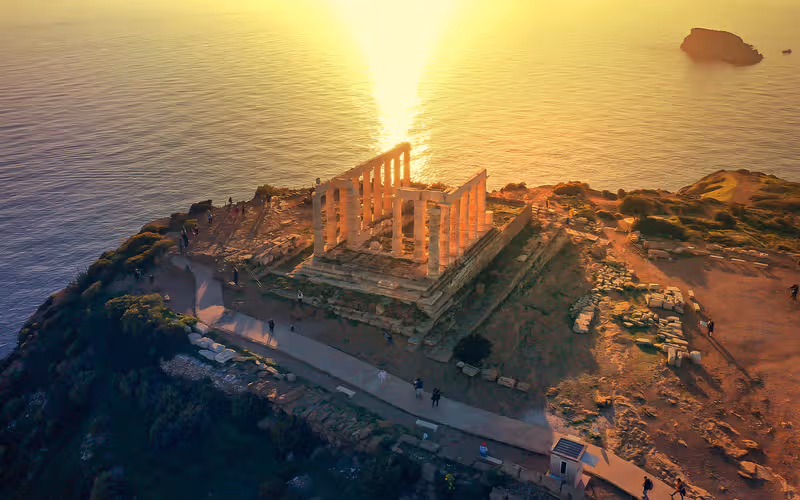 Guided Sunset Tour with Transfers from Athens to Cape Sounion & Temple of Poseidon