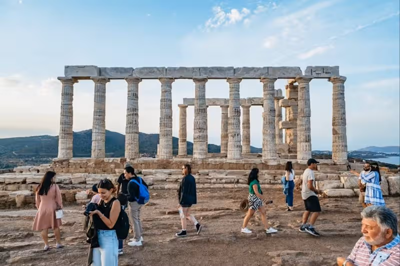 Small Group Morning or Sunset Tour with transfers from Athens to Cape Sounion & Temple of Poseidon